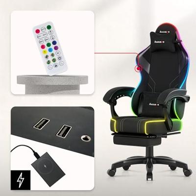 Force 3.7 RGB-gamingstoel Zwart - thumbnail