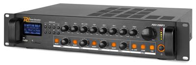 Power Dynamics PDV120MP3 100V zoneversterker, mixer & mediaspeler 120W Power Dynamics PDV120MP3 100V zoneversterker, mixer & mediaspeler 120W