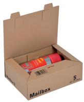 Colompac verzenddoos small, ft 25 x 17,5 x 8 cm, bruin - thumbnail