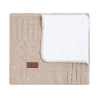 Baby's Only deken teddy Cable beige Maat - thumbnail