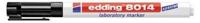 Viltstift edding 8014 lab rond 1mm zwart | 10 stuks - thumbnail