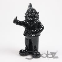 Stoobz Kabouter duim omhoog zwart 31cm - thumbnail