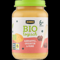 Jumbo Babyvoeding Biologisch Aardappel, Groenten & Rund 6+ Maanden 190 g - thumbnail