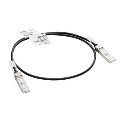 aruba R9D19A Glasvezel Optische vezel Aansluitkabel 1.00 m Zwart, Zilver [1x SFP+ - 1x SFP+]