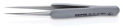 Knipex ESD Pincet | 123 mm Lengte - 92 21 12 ESD Knipex ESD Pincet | 123 mm Lengte - 92 21 12 ESD