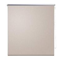 VidaXL Rolgordijn verduisterend 104,4 x 175 cm stofbreedte 100 cm beige - thumbnail