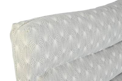 Kussen DKD Home Decor Voor op de grond Wit Groen Lichtgrijs Bamboe Aluminium 120 x 80 x 16 cm