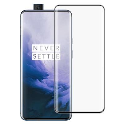 9u volledig scherm gebogen rand getemperd glas film voor OnePlus 7 Pro