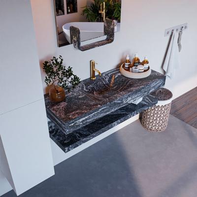 MONDIAZ ALAN-DLUX 120cm planchet Lava. Vrijhangende wastafel CLOUD midden 1 kraangat, kleur Lava. MONDIAZ ALAN-DLUX 120cm planchet Lava. Vrijhangende wastafel CLOUD midden 1 kraangat, kleur Lava.