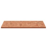 Tafelblad rechthoekig 100x60x1,5 cm massief beukenhout - thumbnail