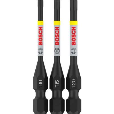 Bosch Accessoires PRO T Impact bits | T10 | T15 | T20 | 55 mm | 3 stuks - 2608521U54