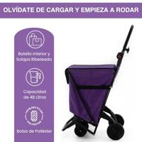 Winkelwagen Garmol MINIJUMBO TRA Paars 44 L - thumbnail