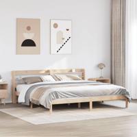 Bedframe zonder matras massief grenenhout 180x200 cm - thumbnail
