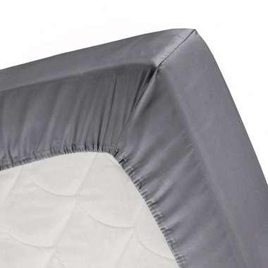 Cinderella hoeslaken flanel 120x200/210 cm anthracite