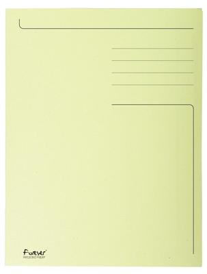 Exacompta dossiermap Foldyne ft 24 x 35 cm (voor ft folio), geel, pak van 50 stuks Exacompta dossiermap Foldyne ft 24 x 35 cm (voor ft folio), geel, pak van 50 stuks