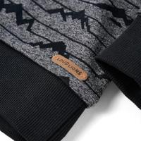 Kindertrui met heuvelprint 128 gemleerd marineblauw - thumbnail