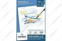Aquarelpapier Canson Graduate Watercolour 20vel 250gr A5 natuurlijk wit | 5 stuks - thumbnail