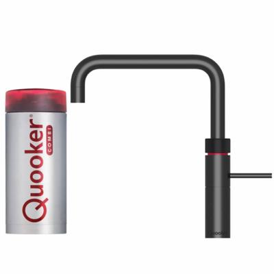Quooker Fusion Square Mat Zwart met PRO3 VAQ-E Boiler