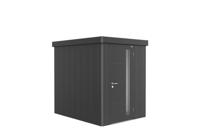 Biohort Neo 2A metalen tuinhuis enkele deur donkergrijs 2A 180x236 cm - thumbnail