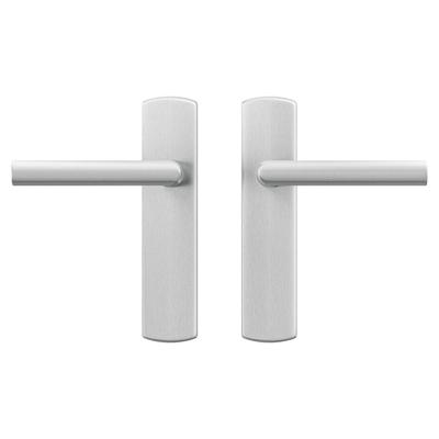 AXA AXA Curve klik deurkruk Milan op blind schild - aluminium