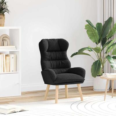 Fauteuil Zwart 69 x 74 x 93 cm Sherpa Stof