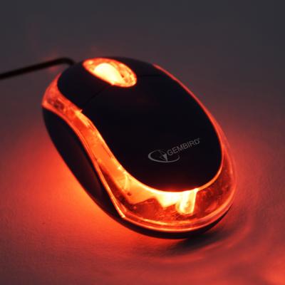 Optische muis USB zwart - thumbnail