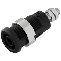 Electro PJP 3265-C-CD1-N Veiligheids-labconnector, female Zwart 1 stuk(s) - thumbnail