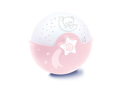 Infantino Nachtlampje en projector (Lichtroze) Infantino Nachtlampje en projector (Lichtroze)