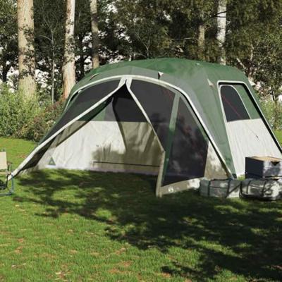 Gezinstent met luifel 6-persoons waterdicht groen Gezinstent met luifel 6-persoons waterdicht groen