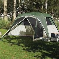 Gezinstent met luifel 6-persoons waterdicht groen - thumbnail