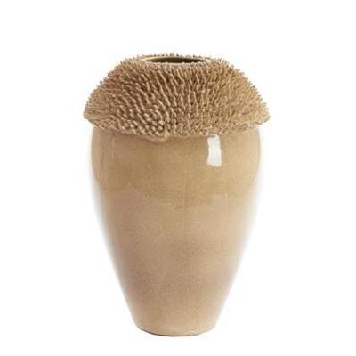 Light & Living Vaas 'Sangku' Keramiek, 60cm hoog, kleur Taupe