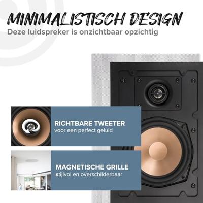Artsound: HPRE650 Passieve Inbouw Speakers 2 stuks - Wit Artsound: HPRE650 Passieve Inbouw Speakers 2 stuks - Wit