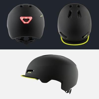 Alpina sports urban helm brooklyn 52-57 mat zwart/geel