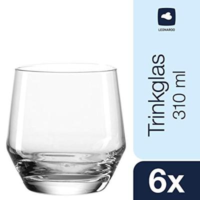 Leonardo Waterglazen Puccini - 310 ml - 6 stuks Leonardo Waterglazen Puccini - 310 ml - 6 stuks