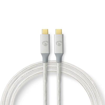 Nedis USB-Kabel | USB-C Male naar USB-C Male | 2 m | 1 stuks - CCTB64020AL20 CCTB64020AL20 Nedis USB-Kabel | USB-C Male naar USB-C Male | 2 m | 1 stuks - CCTB64020AL20 CCTB64020AL20