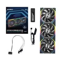 Lian Li Lian Li UNI FAN SL Wireless LCD Lüfter, ARGB, PWM, 3er-Pack inkl. Controller PC-ventilator Zwart (b x h x d) 120 x 124.5 x 28 mm - thumbnail
