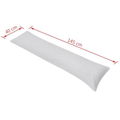 VidaXL Zijslaapkussen 40x145 cm grijs VidaXL Zijslaapkussen 40x145 cm grijs