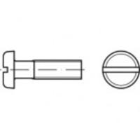 TOOLCRAFT TO-5391174 Platkopschroeven M6 10 mm Sleuf Staal Galvanisch verzinkt 1000 stuk(s) - thumbnail