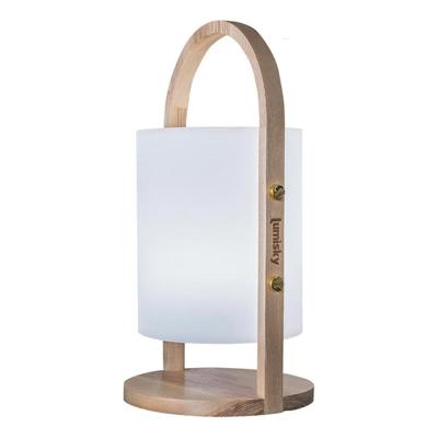 LUMISKY Woody LED draadloze lantaarn - H 37 cm - Wit LUMISKY Woody LED draadloze lantaarn - H 37 cm - Wit