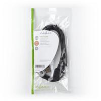 USB 2.0-Kabel | A Male - A Female | 2,0 m | Zwart - thumbnail