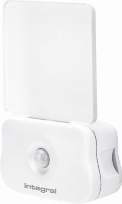 Led nachtlamp Integral 4000K koel wit 0.5W 7lumen sensor op batterijen Led nachtlamp Integral 4000K koel wit 0.5W 7lumen sensor op batterijen