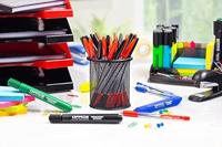 OFFICE products perforator, 65 blad, in metaal, zwart - thumbnail