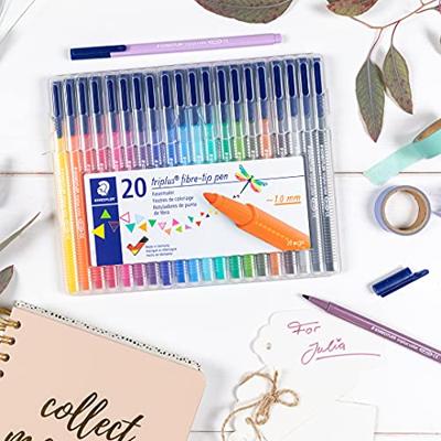 Staedtler viltstift Triplus Color, opstelbare box met 20 kleuren Staedtler viltstift Triplus Color, opstelbare box met 20 kleuren