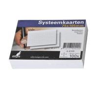 Systeemkaarten A7 75x105mm 100 stuks - thumbnail