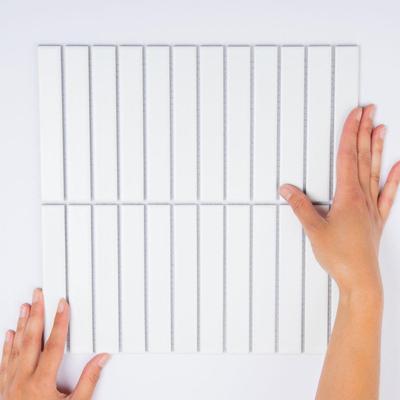 Mozaiek Sevilla Kit-Kat Wit Mat 2,2x1,5