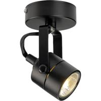 SLV Spot 79 132020 Plafondspot Halogeen GU10 50 W Zwart - thumbnail