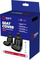 Set hoezen voor zittingen Sparco S-Line Universeel (6 Onderdelen) - thumbnail