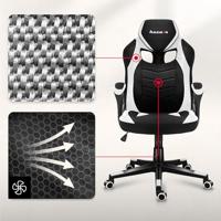 GAMING STOEL HUZARO FORCE 2.5 WHITE MESH - thumbnail