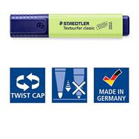 Fluoriscerende Markeerstift Staedtler Textsurfer Classic Pastel Groen (10 Stuks) - thumbnail