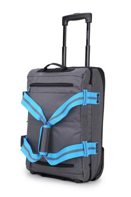 Decent Reistas met wielen Grijs-Blauw Decent Reistas met wielen Grijs-Blauw